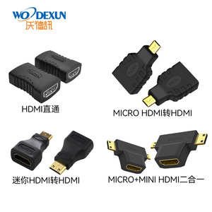 Adaptateur Mini HDMI vers petit connecteur HDMI femelle, plusieurs directions, noir, adaptateur HDMI polyvalent - Product Image 2