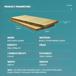 חם מוכר בסגנון חדש צמר לוח תעשייתי מודרני בידוד תרמי בר-קיימא 50mm to100 מ "מ עשוי בזלת לגג - Product Image 4
