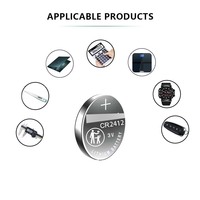 Batería de Botón de Litio CR2412 de 3V para Control Remoto de Automóviles LEXUS y Juguetes - Stock Nuevo Original