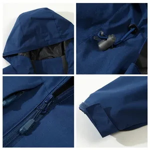 Giacca Invernale da Uomo 2024 in Poliestere, Impermeabile Lungo con Interno in Pile, Antivento <span class=keywords><strong>e</strong></span> Impermeabile, Leggera <span class=keywords><strong>e</strong></span> Calda - Product Image 4
