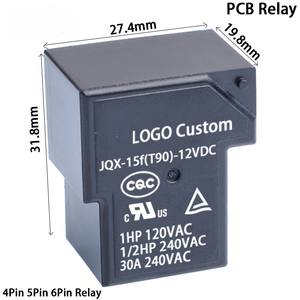 30Amp Pcb электрическая мощность 24V 12V реле 6 Pin 4 Pin T90 Jqx-15F реле - Product Image 4