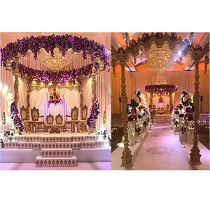 ผู้ผลิตมณฑปไม้สักงานแต่งงานสวยงาม - ธีมบอลลีวูด ดีไซน์หรูหราทันสมัย ประกอบง่าย บริการอย่างมืออาชีพ - Product Image 1