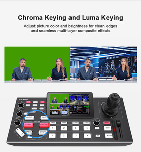 <span class=keywords><strong>Mini</strong></span> <span class=keywords><strong>Atem</strong></span> Quad - Mezclador de Video con Pantalla LCD de 5.5 Pulgadas para Transmisión en Vivo, <span class=keywords><strong>Control</strong></span> de Cinco Vías para Sistema de Conferencias - Product Image 3