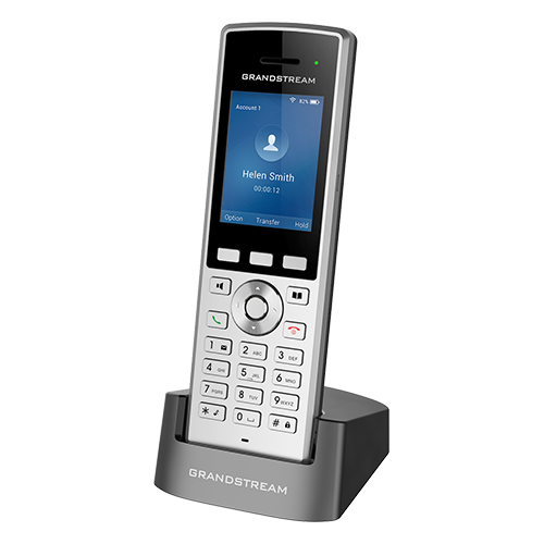 GRANDSTREAM WP822 Cordless Wi-Fi VoIP Phone with SIP Protocol Integrated Dual-Band 802.11a/b/g/n/ac and 8-hour Talk Time