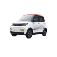 HONGTENG EEC Mini Auto Eléctrico de Alta Velocidad de 4 Ruedas / Hatchback de Lujo de 4 Plazas / Vehículo Compacto de Nueva Energía para Adultos con Autonomía de <100 km