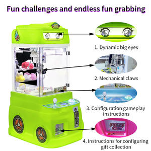 Mainan boneka tangan emas, mesin permainan Cakar truk derek pemadam kebakaran elektronik Mini, garansi 1 tahun Bahasa Inggris - Product Image 5