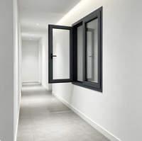 Ventana de Aluminio con Marco Resistente y Doble Estructura de Sellado