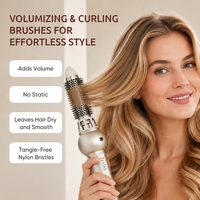 Sèche-cheveux multifonctionnel tout-en-un 6 en 1, brosse multi-styler pliable, sèche-cheveux haute vitesse 110000 tr/min