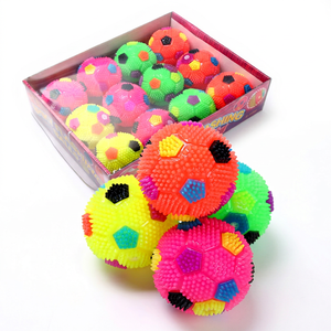 Balles anti-stress en silicone colorées et pointues, jouet rebondissant pour enfants de 5 à 7 ans, ensemble de jouets sportifs unisexe Lion, vente en gros, fabriqué en Chine - Product Image 1