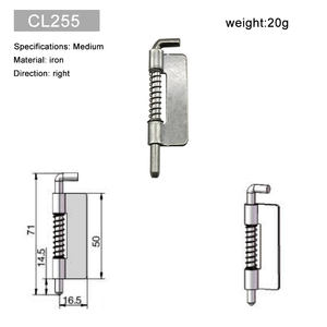 Петля пружинная промышленная из цинкового сплава CL225 для уличной мебели и склада, горячая распродажа, напрямую с завода, оцинкованная, CL025 - Product Image 5