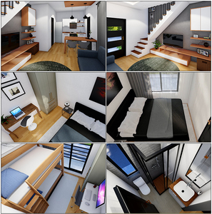 Biệt thự giá rẻ lắp ghép 2 phòng ngủ, nhà sang trọng 40ft, nhà container nhỏ hiện đại lắp ghép - Product Image 3