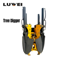Optimal LuWei – Transplanteur d'arbres hydraulique diesel, accessoire pour excavatrice, moteur, pompe et engrenage pour le déplacement d'arbres