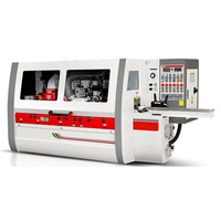 Machine de rabotage à quatre côtés de moule à six broches pour le travail du bois