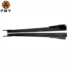 Minigonna Laterale in Fibra di Carbonio di Alta Qualità Stile MAD per BMW Serie <span class=keywords><strong>3</strong></span> F30 Serie 4 F32 2012-2017 Splitter Sottoparaurti Labbro Kit Carrozzeria - Product Image 6