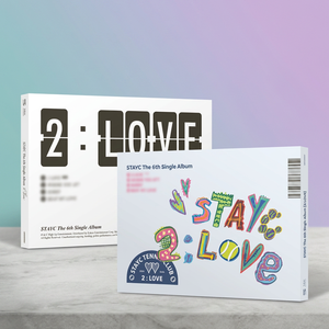 อัลบั้มซิงเกิลชุดที่ 6 ของ STAYC [2LOVE] [สุ่ม 1 ใน 2] ซีดีเกาหลีแท้ สำหรับทุกวัย - Product Image 4