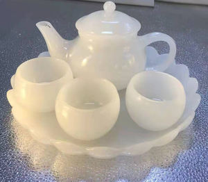 Vaisselle en verre en gros, pichet en porcelaine de couleur jade, service à thé, verre à lait <span class=keywords><strong>Mosser</strong></span>, verre de jade - Product Image 6