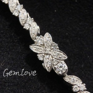 Collar de oro de 18 quilates con diamantes de corte Marquesa cultivado en laboratorio certificado por IGI, a la moda y a la moda para mujeres, adecuado para el uso diario - Product Image 4