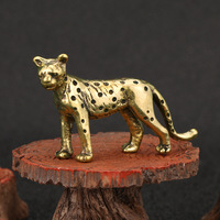 Statue de léopard en bronze sur mesure, design personnalisé, en laiton et métaux, vente en gros