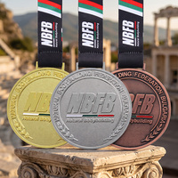 Médaille de récompense en métal plaqué or, argent, cuivre, émail, médailles personnalisées, sports, alliage de zinc, logo, lettre, médaille de musculation en métal