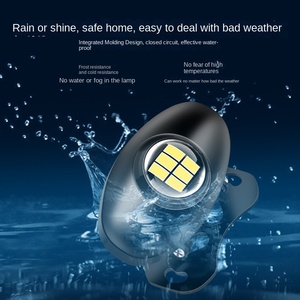 Feu de recul de voiture Lampe d'avertissement clignotante haute luminosité ajustée Ampoule modifiée de l'extérieur Feu arrière auxiliaire universel - Product Image 3