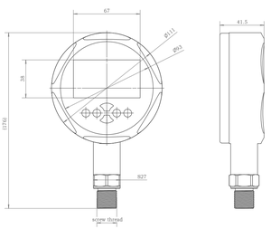 SKA-YS-X2 Digital Data Logger Medidor De Pressão De Alta Precisão - Product Image 2