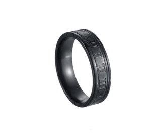 Anello con Numeri Romani in Acciaio Inossidabile, Design di Nicchia, Anello <span class=keywords><strong>da</strong></span> <span class=keywords><strong>Uomo</strong></span> Trendy per Dito Indice, Gioiello di Alta Moda - Product Image 2