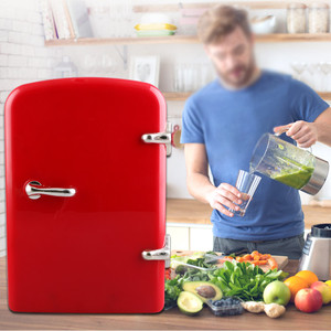 Pequeño tamaño bajo precio portátil 4 litros decorativo <span class=keywords><strong>mini</strong></span> refrigerador - Product Image 1