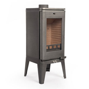 <span class=keywords><strong>Poêle</strong></span> <span class=keywords><strong>à</strong></span> <span class=keywords><strong>bois</strong></span>. Doublure écologique. Cheminée en fonte. - Product Image 2