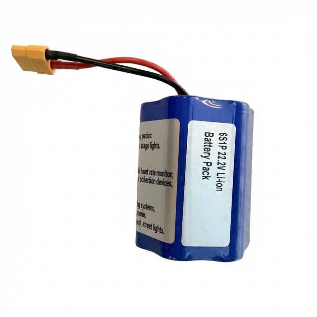 18650 6S1P 22.2V Lithium Ion Battery Pack Searchlight Street Light Heart Rate Monitor Stage Light Medical Device Power Battery