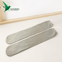 Chaussettes tubulaires en polyester tricoté écologiques et respirantes à motif à pois pour hommes, style décontracté automne