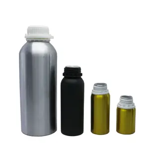 100毫升150毫升200毫升250毫升500毫升1000毫升各种尺寸的铝瓶，带防篡改顶部，用于脆性油ALB-125B