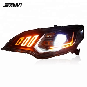 5500K 35W Hella 5 Blue Film Lens Dual Optical Lens Headlight with HID Bulb and Ballast Assembly for Honda Fit 2014-2018 - Product Image 3