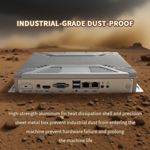 Ultra-giá thấp <span class=keywords><strong>mini</strong></span> máy tính để bàn máy tính nhúng Chassis kép Lan công suất thấp VGA hiển thị DDR4 RAM SSD cứng mới j6412 gồ ghề Máy tính để bàn - Product Image 4