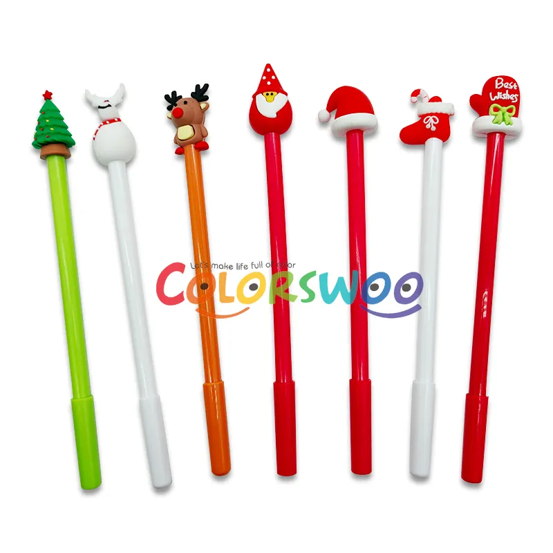 Hot Sale Criativo Gel Pen para Caneta Bonito Dos Desenhos Animados de Natal Séries Natal Atacado Neutro Caneta