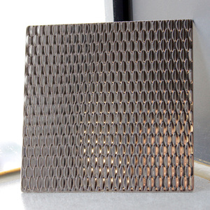 316 304 5wl 6wl tấm thép không gỉ hạt mưa nhỏ nổi tấm kim loại 304 trang trí nổi tấm thép không gỉ - Product Image 1