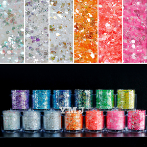 Miễn phí Mẫu sáng bóng Chunky long lanh số lượng lớn 1kg thủ công Tóc Mặt Nail Tumbler long lanh mix - Product Image 6