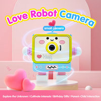 Kamera Anak Robot Kartun 2026 Y6 1080p Pemotretan Berkelanjutan Kecepatan Tinggi Tanpa Layar untuk Foto & Video Anak Hadiah