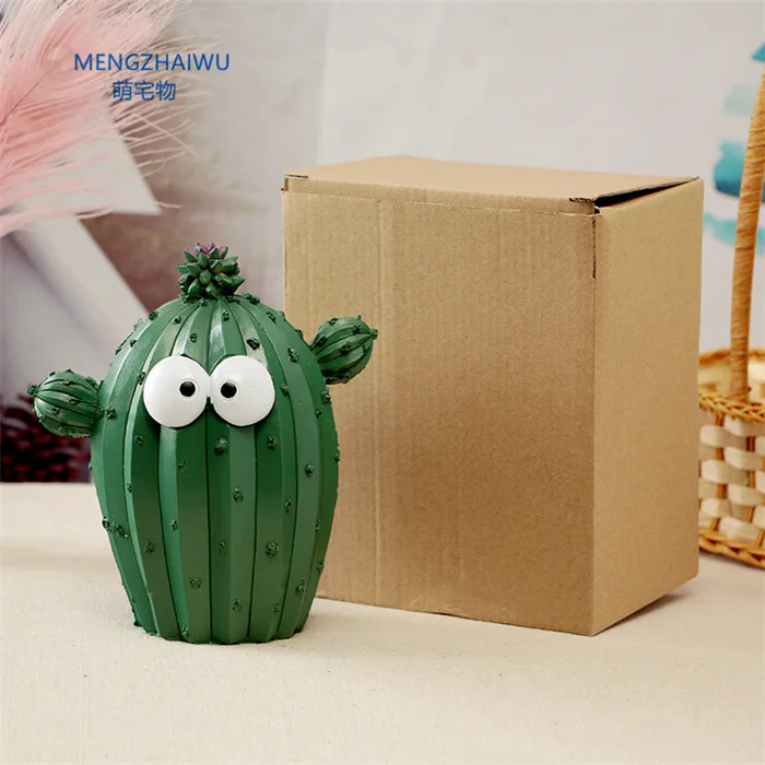 Mexikanische Neue Wohndekor-Accessoires Kaktus-Spardose aus Kunstharz  Studenten-Bastelgeschenke Heimdekoration Schreibtisch-Ornamente| Alibaba.com