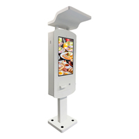 Máquina de Pedidos de Autoservicio con Pantalla Táctil Inteligente de 27 y 32 Pulgadas para Exteriores, con Escáner de Código QR/Código de Barras para Cafeterías y Zonas de Comida