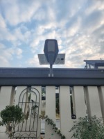 100W 200W énergie solaire extérieure IP67 étanche télécommande tout en un Led lampadaire solaire 300W 400W