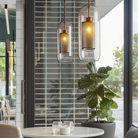 Lampe en verre mosaïque turque traditionnelle, lustre en verre, luminaire suspendu pour îlot de cuisine