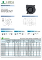 YOFOLON Factory Supercoolingfan 50x50x15mm 5V 12V DC Blower Fan High Speed 3D Printer 5V Laptop Blower Fan