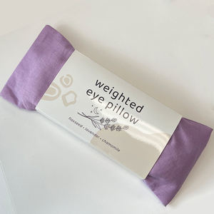 Campuran katun Linen Flaxseed Lavender aroma botani aroma aromaterapi Yoga meditasi Vegan Spa pemberat bantal mata organik - Product Image 2