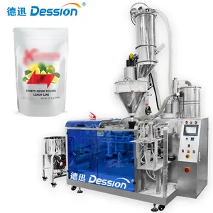 High speed lemon powder doypack filling machine fruit tea powder stand up zipper bag packing machinery
