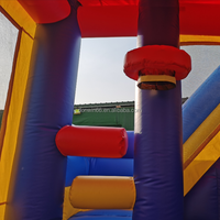 Commercial extérieur grand cavalier gonflable Trampoline enfants adulte videur château gonflable rebond maison sautant avec ventilateur