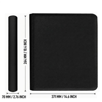 Classeur à 4 pochettes personnalisable avec logo pour cartes gradées PSA BGS, album de rangement en cuir PU à 40 emplacements pour cartes à collectionner, vente en gros