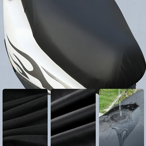 Funda de asiento para vehículo eléctrico, pieza de repuesto Universal de cuero PU de 80x60cm para motocicleta y Scooter - Product Image 5