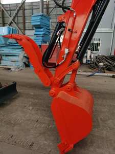 Utilisé pour U55-4 Mini pelle hydraulique sur chenilles avec moteur, boîte de vitesses, pompe et chenilles en caoutchouc d'occasion - Product Image 4