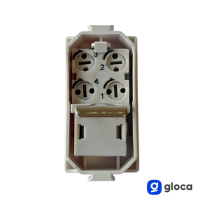 Connecteurs téléphoniques Gloca RJ11, lot de 2 connecteurs femelles en plastique ABS, contacts en cuivre pour la communication de données - Product Image 5