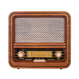<span class=keywords><strong>Radio</strong></span> rétro TIMSEN avec haut-parleur intégré, lecteur BT/Aux/USB, bois MDF - Product Image 4